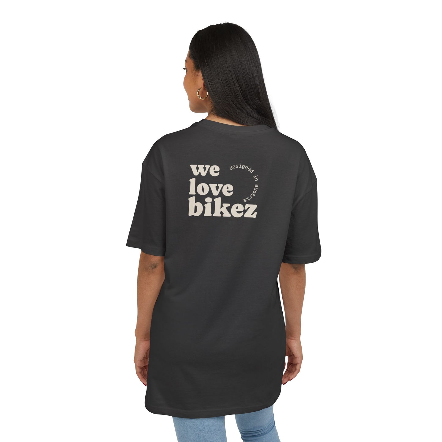 We Love Bikez Unisex Oversized Heavy Tee