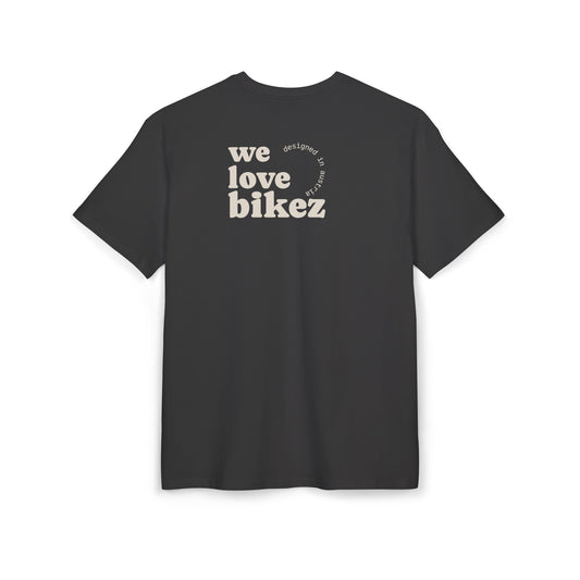 We Love Bikez Unisex Oversized Heavy Tee