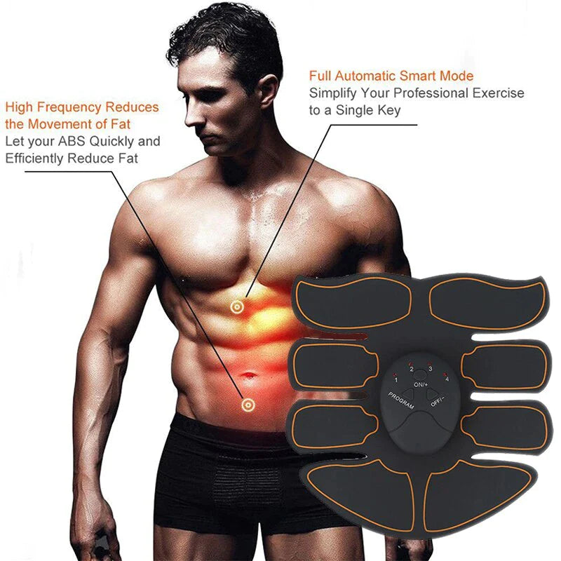 Revitalize Your Workout with the EMS Abdominal Muscle Toning Trainer - The Ultimate ABS Stimulator for Perfect Fitness Anywhere!