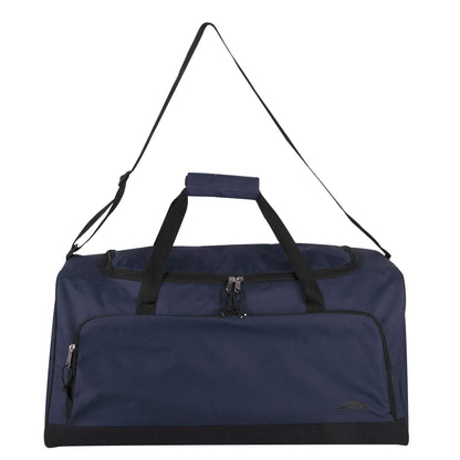 Adventure Awaits: 55L Navy Blue Lightweight Duffle Bag - Perfect for Travel, Gym, and Sports Gear!