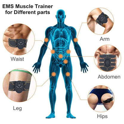 Revitalize Your Workout with the EMS Abdominal Muscle Toning Trainer - The Ultimate ABS Stimulator for Perfect Fitness Anywhere!